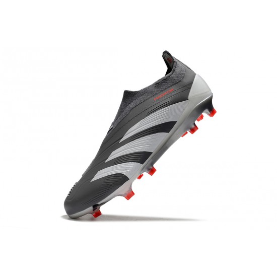 Adidas Predator Accuracy FG Football Boots & Shoes Grey Deep Grey