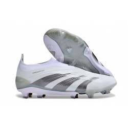 Adidas Predator Accuracy FG Football Boots & Shoes Grey White 