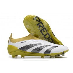 Adidas Predator Accuracy FG Football Boots & Shoes Olive White Black 