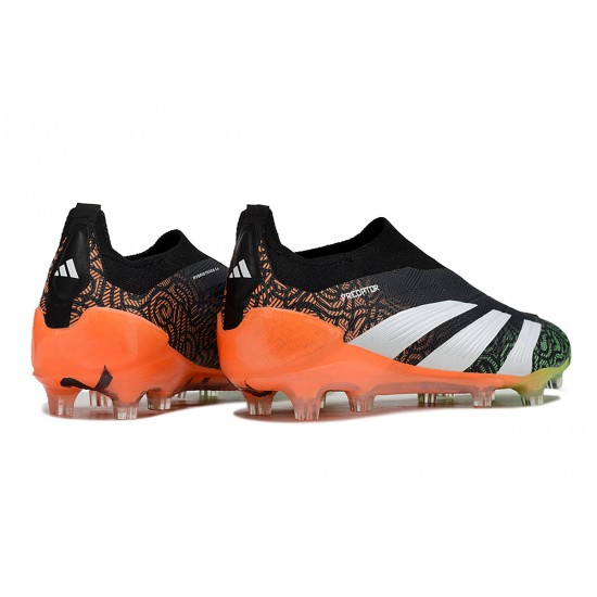 Adidas Predator Accuracy FG Football Boots & Shoes Orange Black Silver