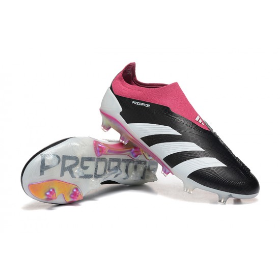 Adidas Predator Accuracy FG Football Boots & Shoes Pink Black White