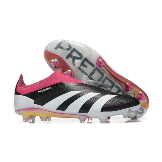 Adidas Predator Accuracy FG Football Boots & Shoes Pink Black White