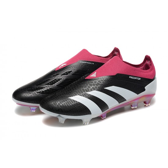 Adidas Predator Accuracy FG Football Boots & Shoes Pink Black White