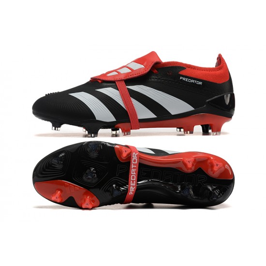 Adidas Predator Accuracy FG Football Boots & Shoes Red Black White