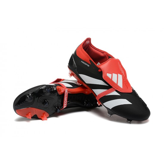 Adidas Predator Accuracy FG Football Boots & Shoes Red Black White