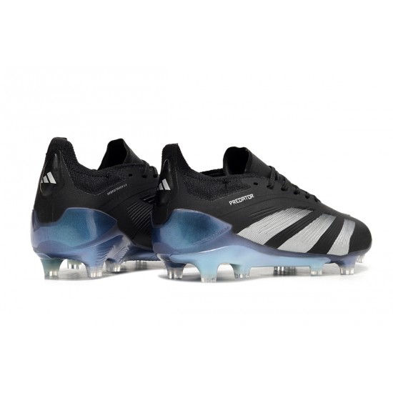 Adidas Predator Accuracy FG Football Boots & Shoes Silver Black