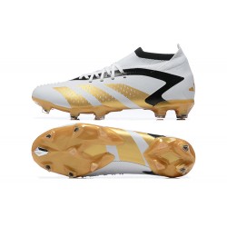 Adidas Predator Accuracy FG Football Boots & Shoes White Gold Black 