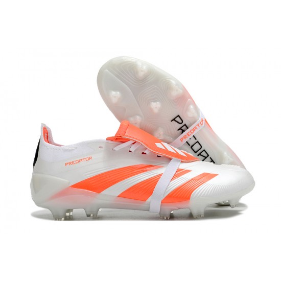 Adidas Predator Accuracy FG Football Boots & Shoes White Orange