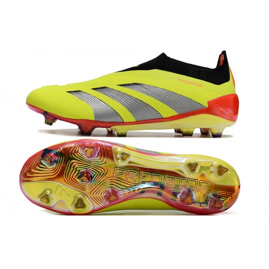 Adidas Predator Accuracy FG Football Boots & Shoes Yellow Black Red