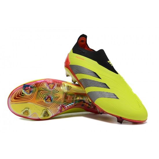 Adidas Predator Accuracy FG Football Boots & Shoes Yellow Black Red