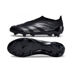 Adidas Predator Elite Laceless Boost FG All-Black Low Football Boots & Shoes