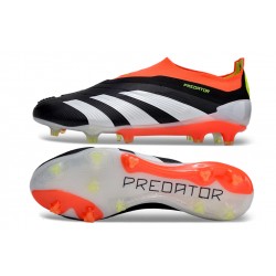 Adidas Predator Elite Laceless Boost FG Grey/Black/Orange Low Football Boots & Shoes