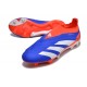 Adidas Predator Elite Laceless Boost FG Orange Silver Blue Low Football Boots & Shoes