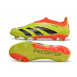 Adidas Predator Elite Laceless Boost FG Yellow Black Orange Low Football Boots & Shoes