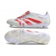 Adidas Predator Elite Tongue FG Beige White Red Low Football Boots & Shoes