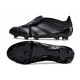 Adidas Predator Elite Tongue FG Black Silver Low Football Boots & Shoes