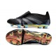 Adidas Predator Elite Tongue FG Black Gold Silver Low Football Boots & Shoes