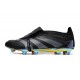 Adidas Predator Elite Tongue FG Black Gold Silver Low Football Boots & Shoes