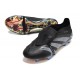 Adidas Predator Elite Tongue FG Black Gold Silver Low Football Boots & Shoes