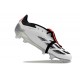 Adidas Predator Elite Tongue FG Black Red White Silver Low Football Boots & Shoes