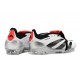 Adidas Predator Elite Tongue FG Black Red White Silver Low Football Boots & Shoes