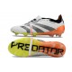 Adidas Predator Elite Tongue FG Black White Orange Low Football Boots & Shoes