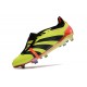 Adidas Predator Elite Tongue FG Black Yellow Red Low Football Boots & Shoes