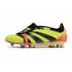 Adidas Predator Elite Tongue FG Black Yellow Red Low Football Boots & Shoes