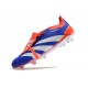 Adidas Predator Elite Tongue FG Deep Blue Orange White Low Football Boots & Shoes