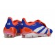 Adidas Predator Elite Tongue FG Deep Blue Orange White Low Football Boots & Shoes