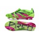 Adidas Predator Elite Tongue FG Green Peach Deep Blue Low Football Boots & Shoes