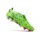 Adidas Predator Elite Tongue FG Green Peach Deep Blue Low Football Boots & Shoes