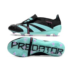 Adidas Predator Elite Tongue FG Ltblue Black PinkLow Football Boots & Shoes