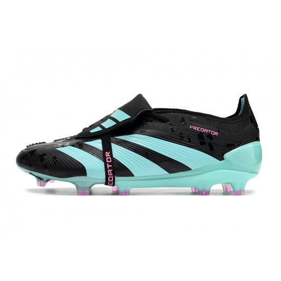 Adidas Predator Elite Tongue FG Ltblue Black PinkLow Football Boots & Shoes