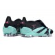 Adidas Predator Elite Tongue FG Ltblue Black PinkLow Football Boots & Shoes