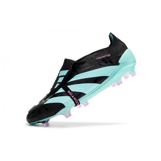 Adidas Predator Elite Tongue FG Ltblue Black PinkLow Football Boots & Shoes