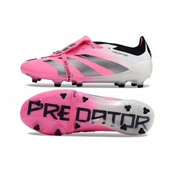 Adidas Predator Elite Tongue FG Pink Black White Football Boots & Shoes