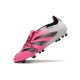 Adidas Predator Elite Tongue FG Pink Black White Football Boots & Shoes