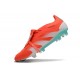 Adidas Predator Elite Tongue FG Red Ltblue Silver Low Football Boots & Shoes