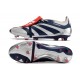 Adidas Predator Elite Tongue FG Silver Black Red White Low Football Boots & Shoes