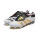 Adidas Predator Elite Tongue FG Football Boots & Shoes Gold White Black