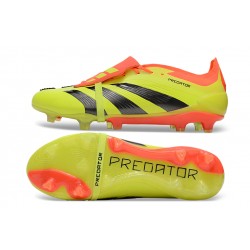 Adidas Predator Elite Tongue FG Yellow Black Orange Low Football Boots & Shoes