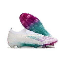 Adidas X 23 Crazyfast.1 FG  Football Boots & Shoes Beige White Purple 