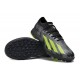 Adidas X Crazyfast.1 Laceless TF Low Football Boots & Shoes Black Green