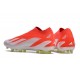 Adidas X Crazyfast.1 Messi FG Boost Football Boots & Shoes Red Silver