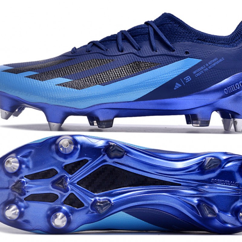 Adidas X Crazyfast1 SG Deep Blue Blue Low Football Boots & Shoes