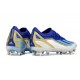 Adidas X Crazyfast1 SG Deep Blue Gold Ltblue White Low Football Boots & Shoes