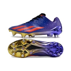 Adidas X Crazyfast1 SG Deep Blue Orange Black Low Football Boots & Shoes