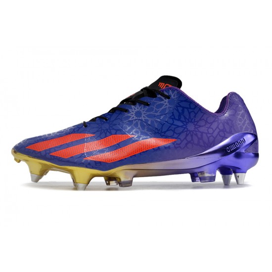 Adidas X Crazyfast1 SG Deep Blue Orange Black Low Football Boots & Shoes