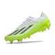 Adidas X Crazyfast1 SG Green White Black Low Football Boots & Shoes